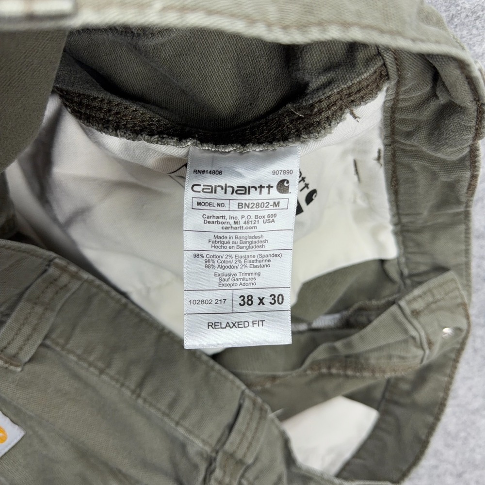 Carhartt‎ Pants Mens 38x30 Gray Rugged Flex Double Front Utility Canvas Work - Picture 11 of 13